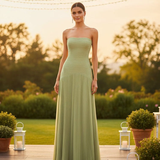 Front Slit Maxi Dress