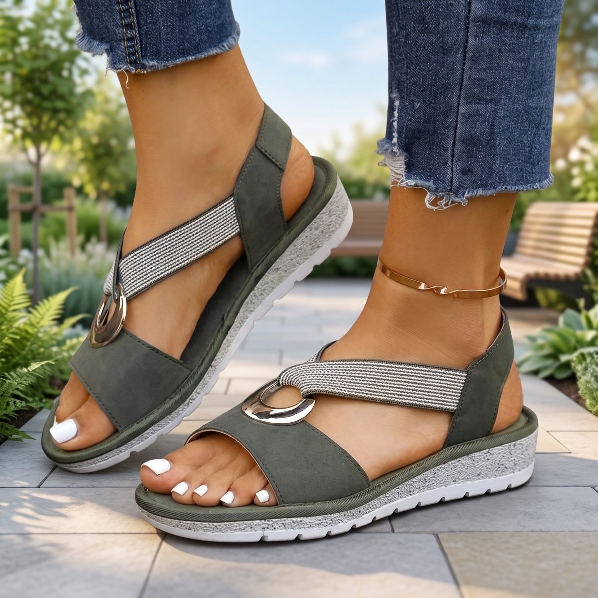 Buckle Comfort Summer Sandals