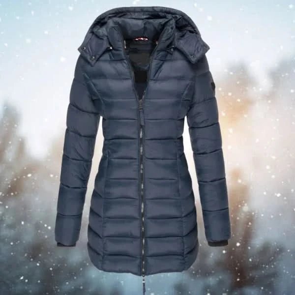 Longline Hooded Puffer Jacket