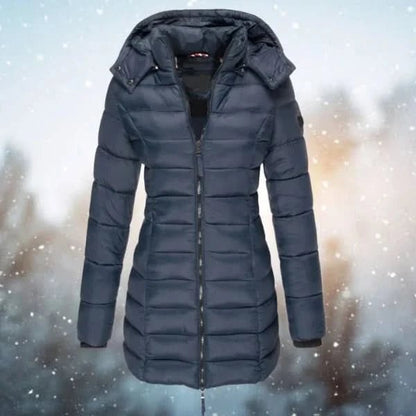 Longline Hooded Puffer Jacket