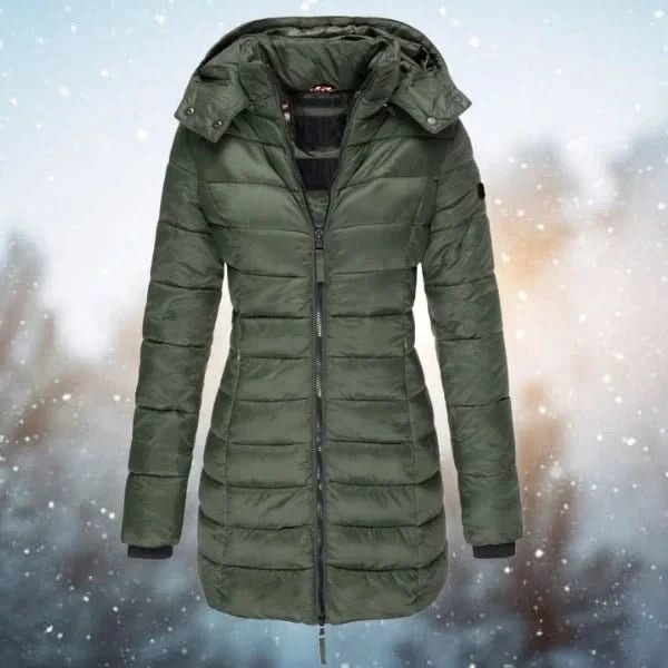 Longline Hooded Puffer Jacket