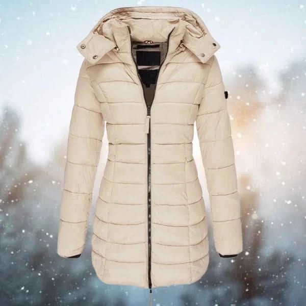 Longline Hooded Puffer Jacket