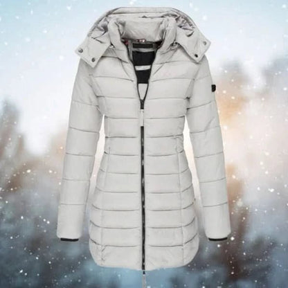 Longline Hooded Puffer Jacket