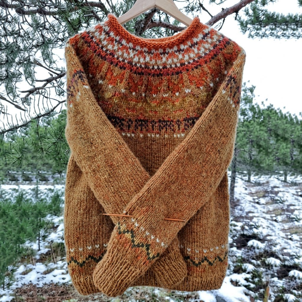 Vintage Relaxed Fit Crewneck Pullover Sweater
