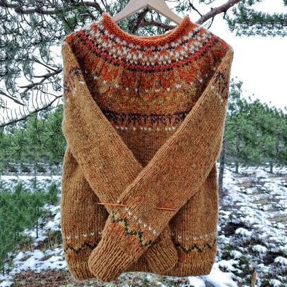 Vintage Relaxed Fit Crewneck Pullover Sweater