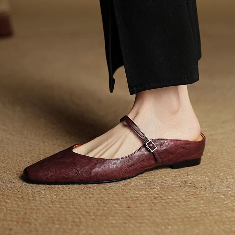 Open-Toe Lace Mules for Everyday Elegance