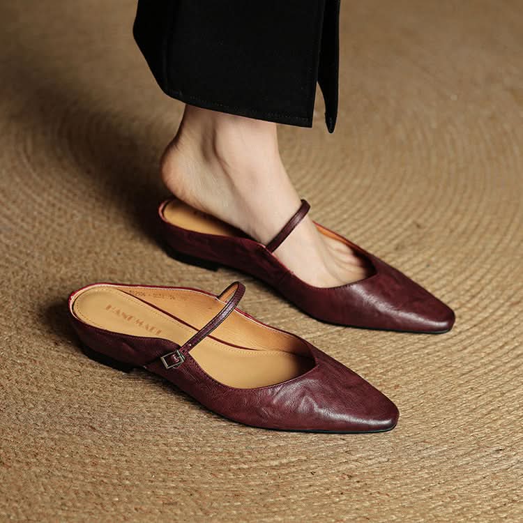 Open-Toe Lace Mules for Everyday Elegance
