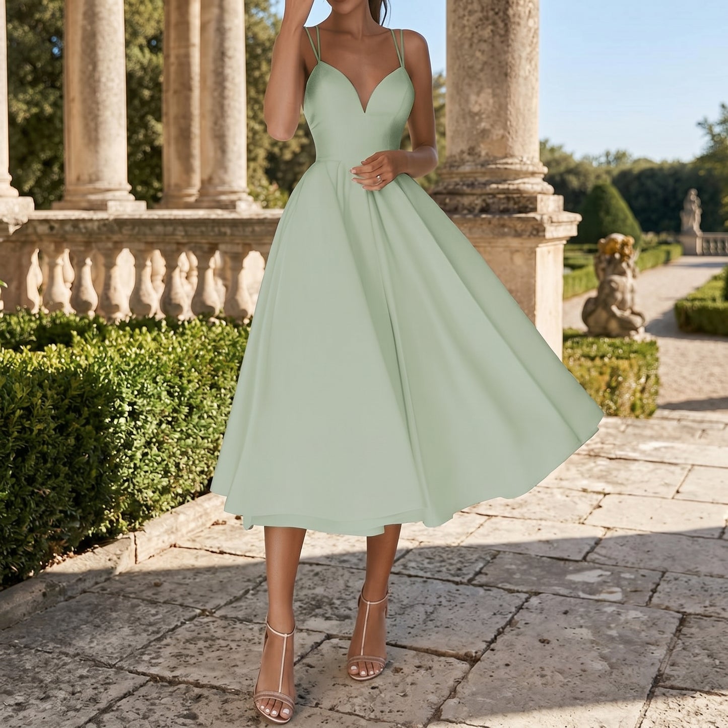 Enchanted Evening A-Line Maxi Dress