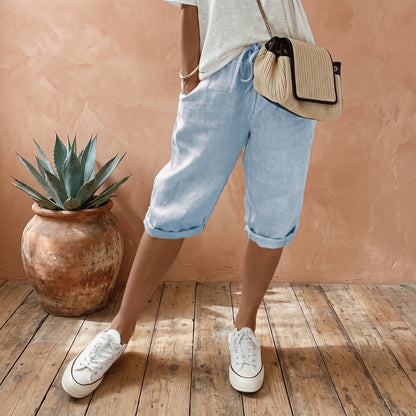 Pantalones casuales Capri para comodidad diaria
