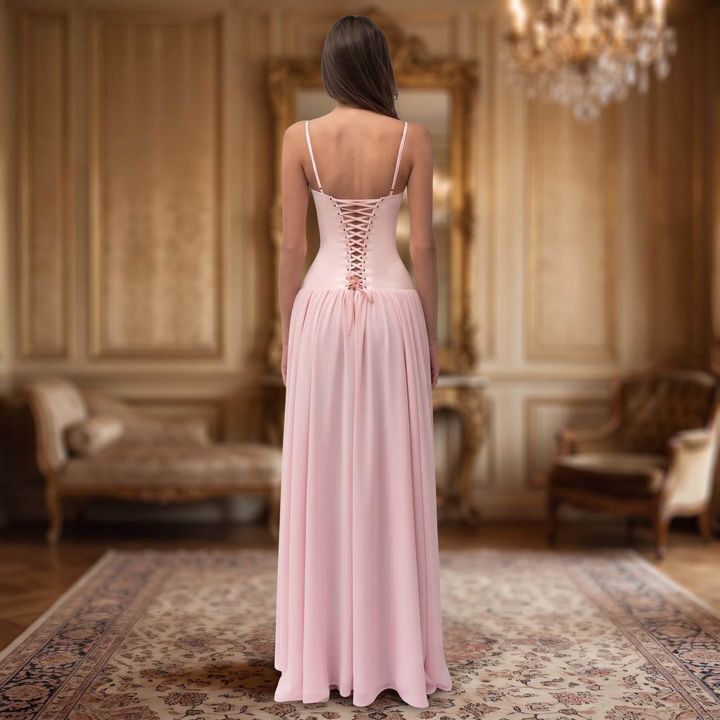 Vestido Maxi para Ocasiones con Encanto Elegante