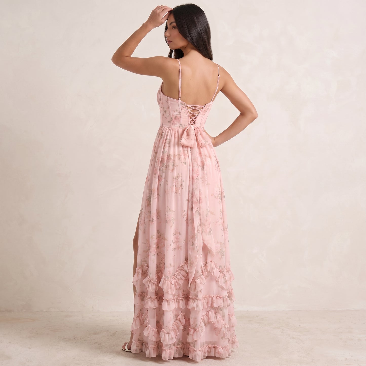 Graceful Elegant Flowing Maxi Dress