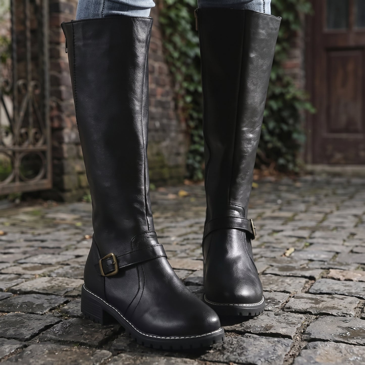Orthopedic Buckle Comfort Ankle Boots