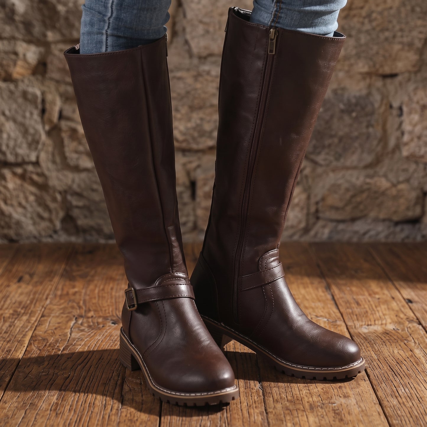 Orthopedic Buckle Comfort Ankle Boots
