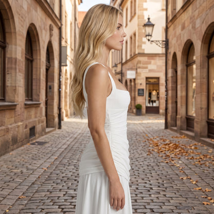 Elegant Flowing Maxi Summer Dress