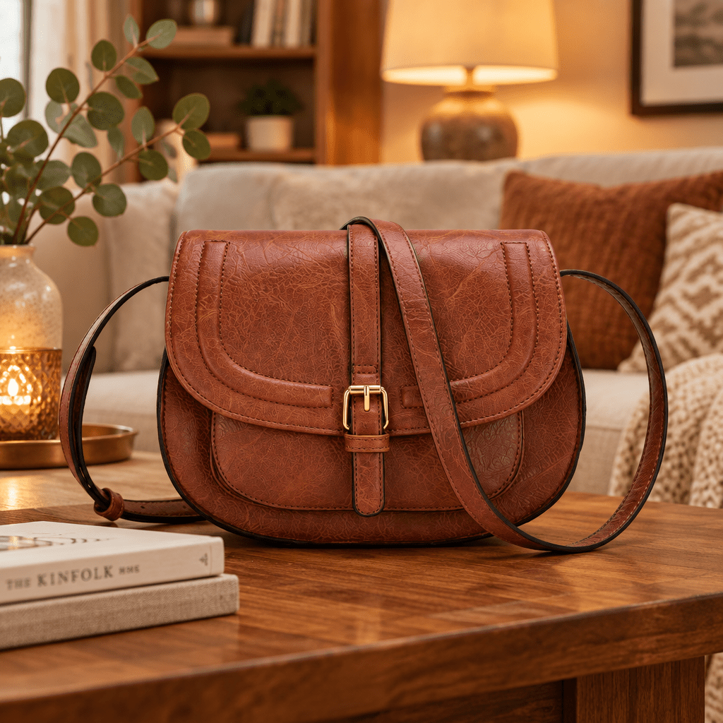 Classic Saddle Crossbody Bag