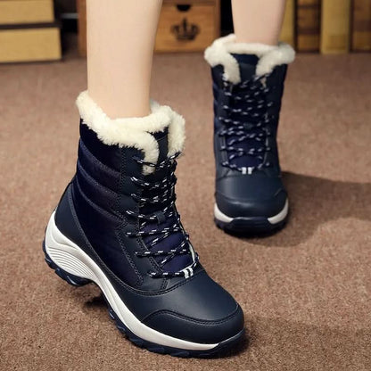 Platform Snow Boots for Winter Comfort