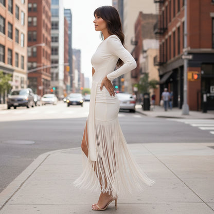 Defined Midi Dress Casual Style