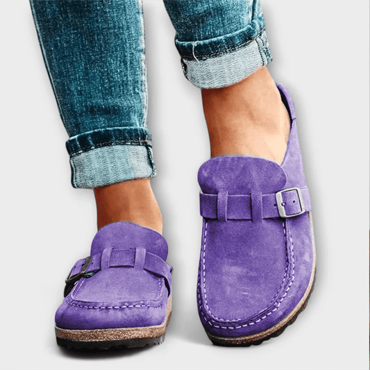 Supportive Leather Moccasins Orthotic