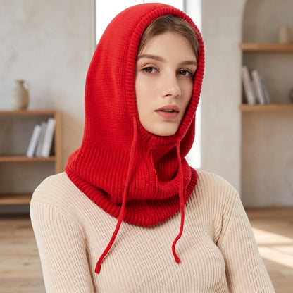 Hooded Hat Neck Scarf
