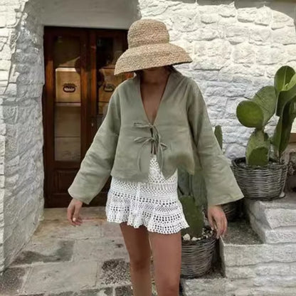 Chic Casual V Neck Shirts