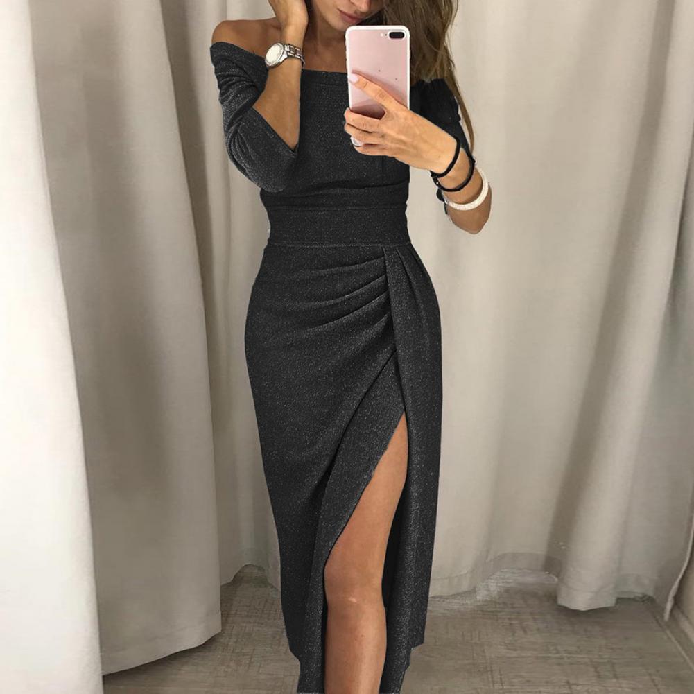 Faye | Damen-Abendkleid in Maxilänge mit Neckholder