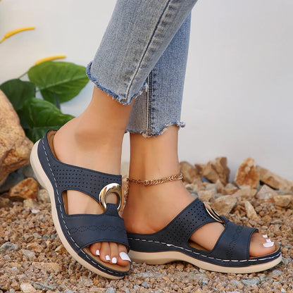 Orthopedic Platform Flip Flop Sandals