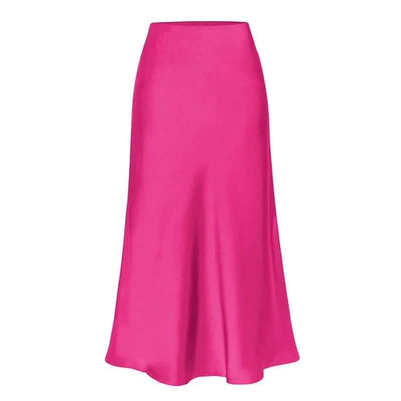 Sleek Silk Mermaid Maxi Skirt