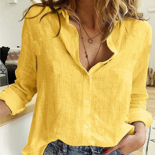 Loose Fit Casual Blouse Shirts