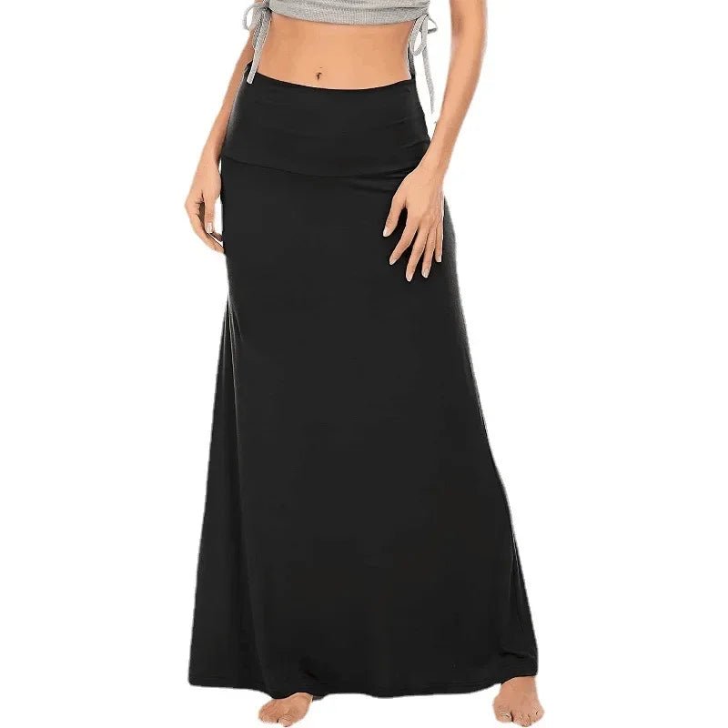 Flowy High Waist Maxi Skirt