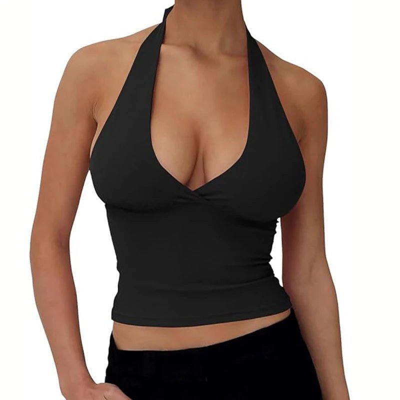 Bold Halter Slim Tank Top