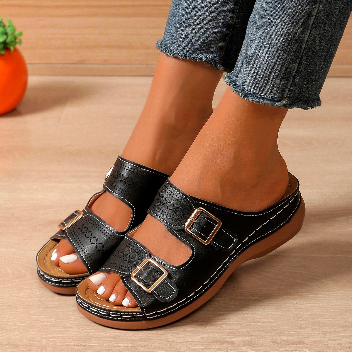 Open Toe Platform Sandals