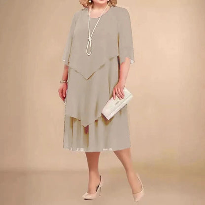 Formelles Midi-Cocktailkleid