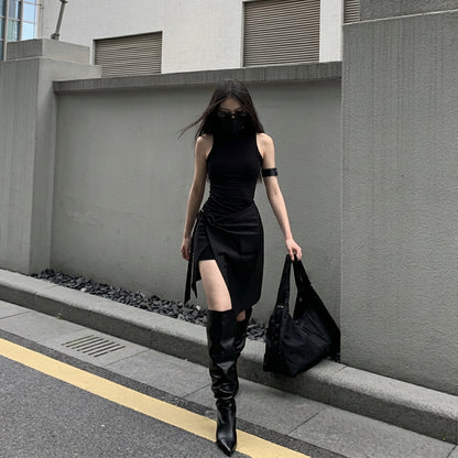Slouchy Pointed Toe Knee High Boots