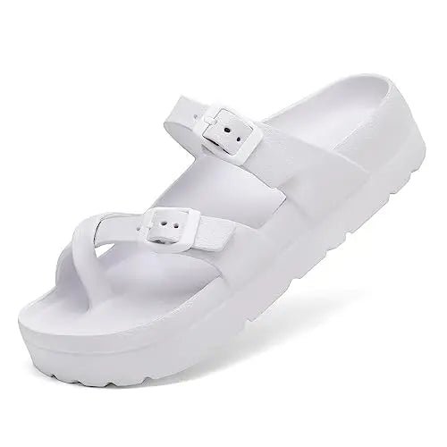 Plush EVA Platform Sandals