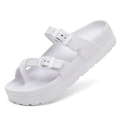 Plush EVA Platform Sandals
