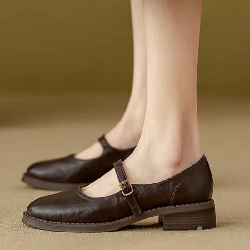 Elegant Cushioned Strap Walking Shoes