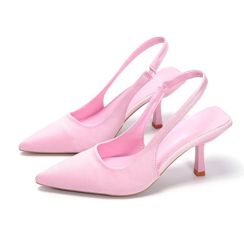 Gleaming Pointed Pumps
