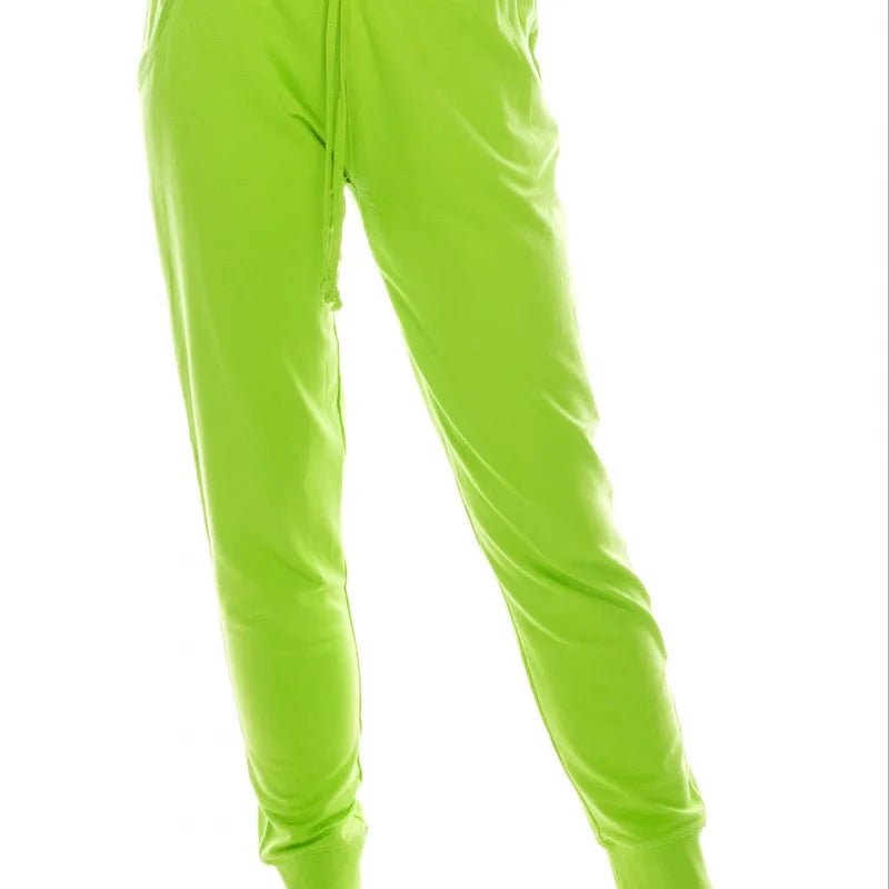 Elastic Waist Drawstring Jogger Pants