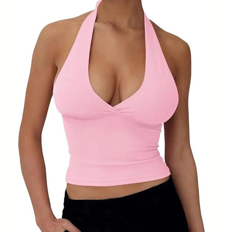 Bold Halter Slim Tank Top