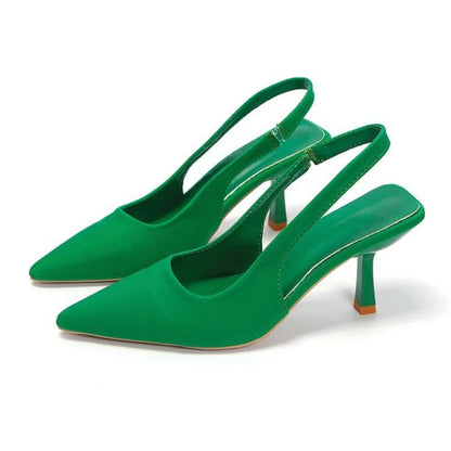 Gleaming Pointed Pumps