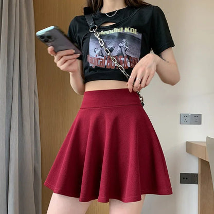 Sporty Pleated Tennis Skirt