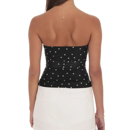 Chic Polka Dot Tube Top