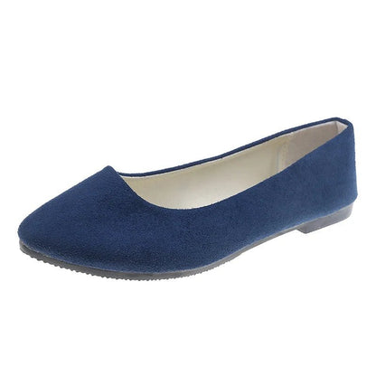 Sleek Pointed Toe Ballet Flats