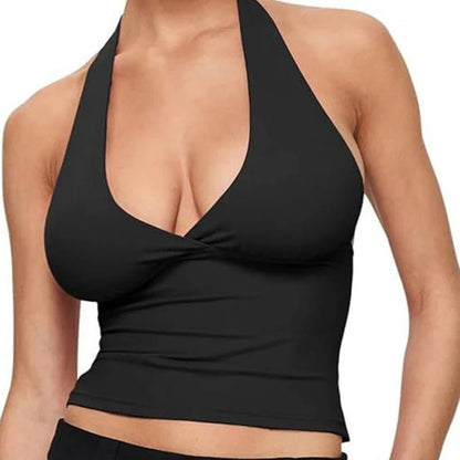 Bold Halter Slim Tank Top