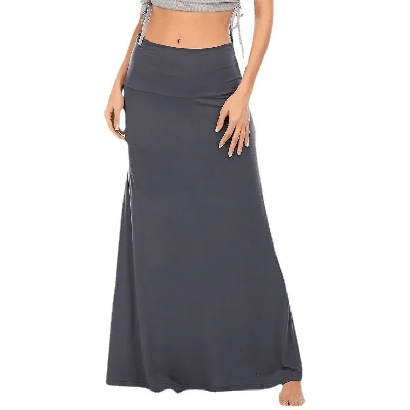 Flowy High Waist Maxi Skirt