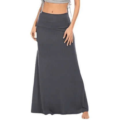 Flowy High Waist Maxi Skirt