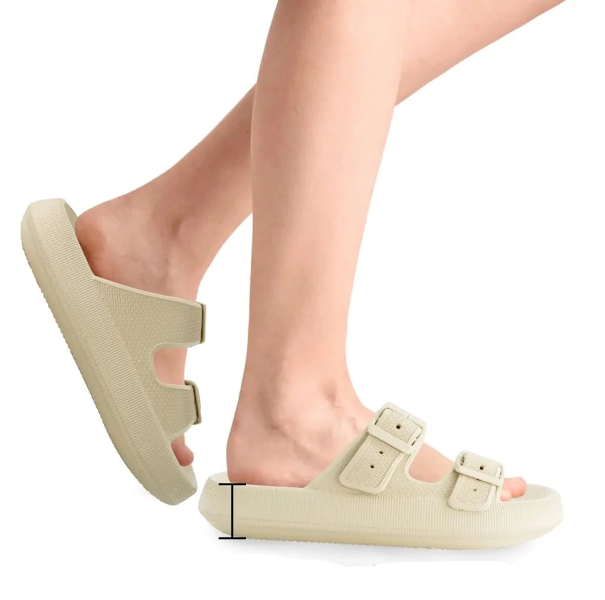 Comfy EVA Double Buckle Sandals