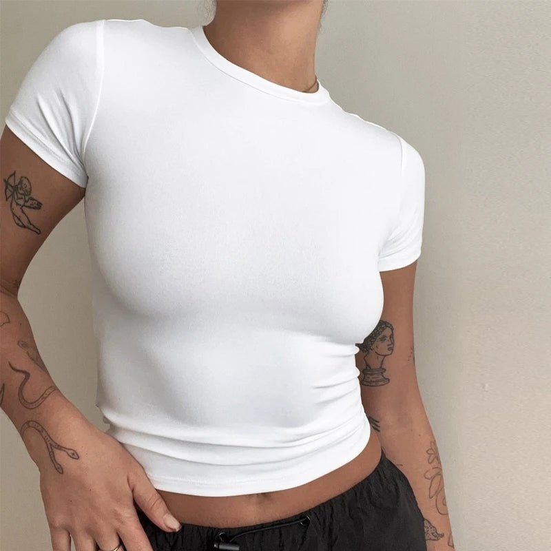 Sporty Knit Leopard T Shirt