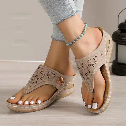 Orthopedic Wedge Flip Flop Sandals