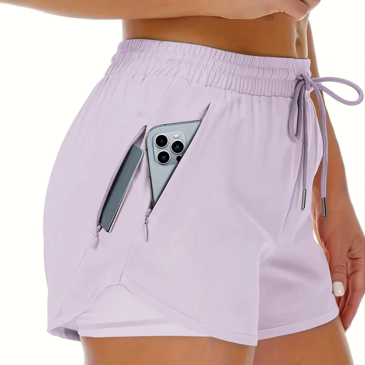 Lightweight Nylon Shorts Lined